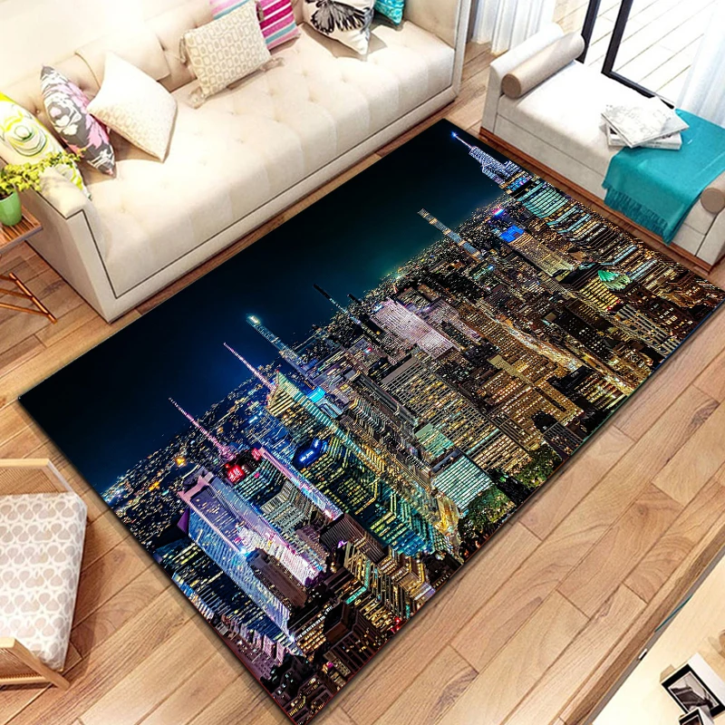 Home Textiles New York - Tapis antidérapant avec vue sur la
