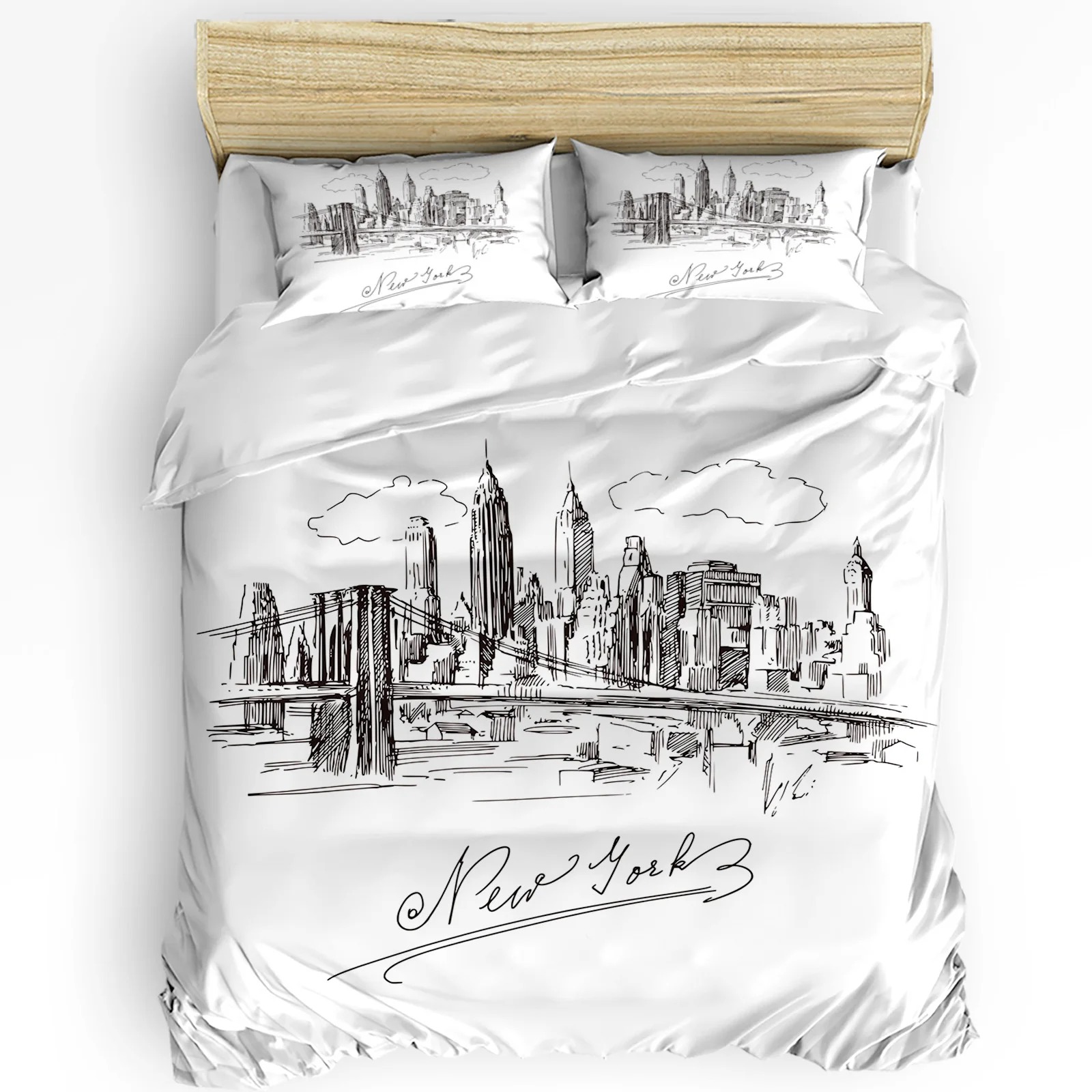 Home Textiles New York - Parure de lit New York Sketch