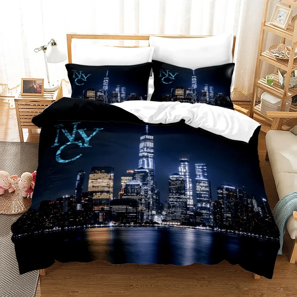 Home Textiles New York - Parure de lit avec vue nocturne