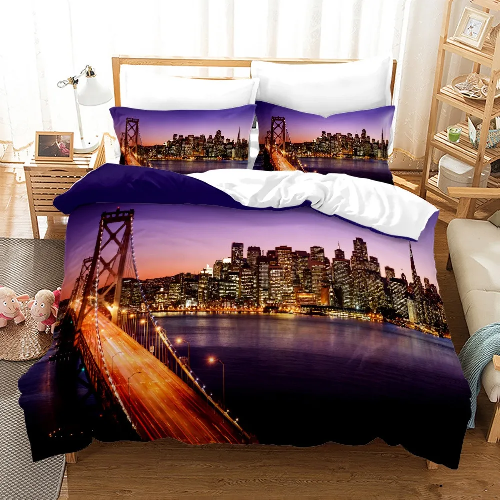 Home Textiles New York - Parure de lit avec vue nocturne