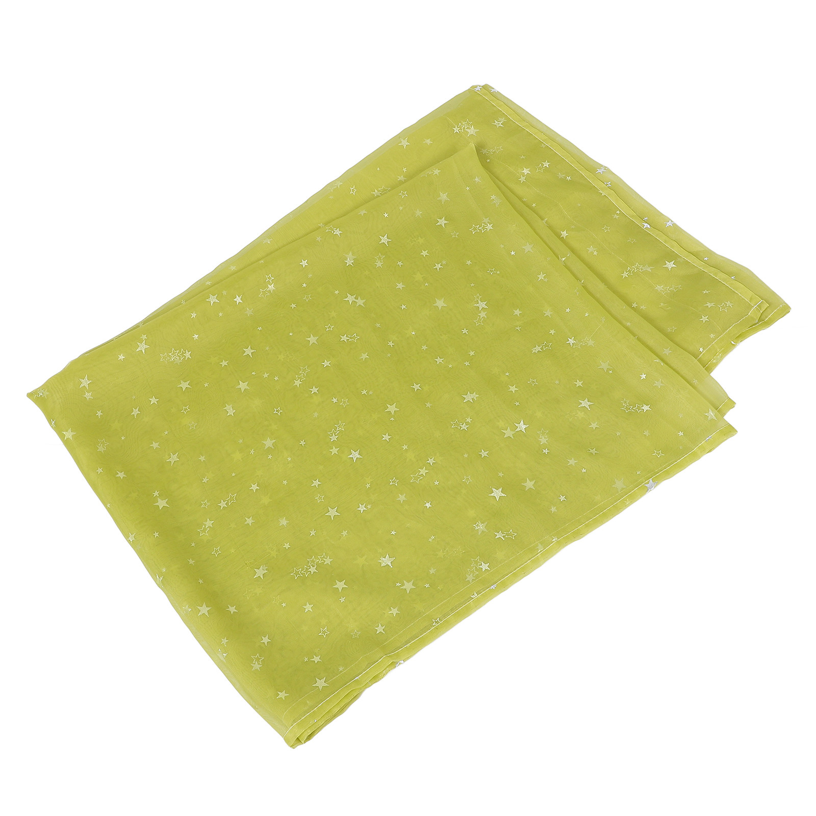 Curtain Sheer Voile - Voilages en aluminium argenté motif étoiles