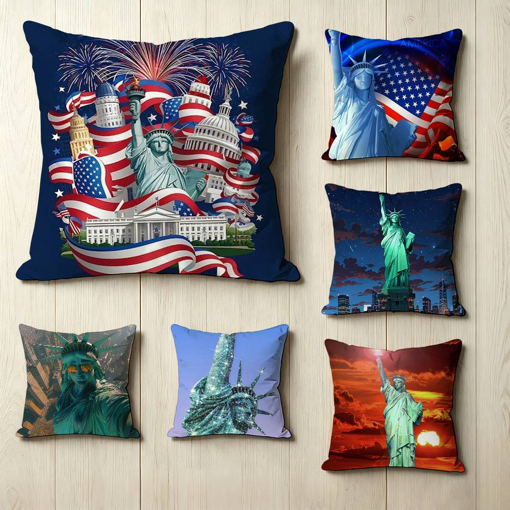 Home Textiles New York - Housse de coussin carrée imprimée double