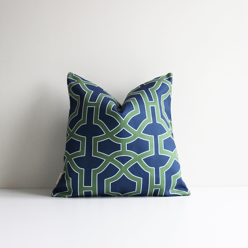 Pillow Cover 20X20 - Housse de coussin décorative vert bambou,