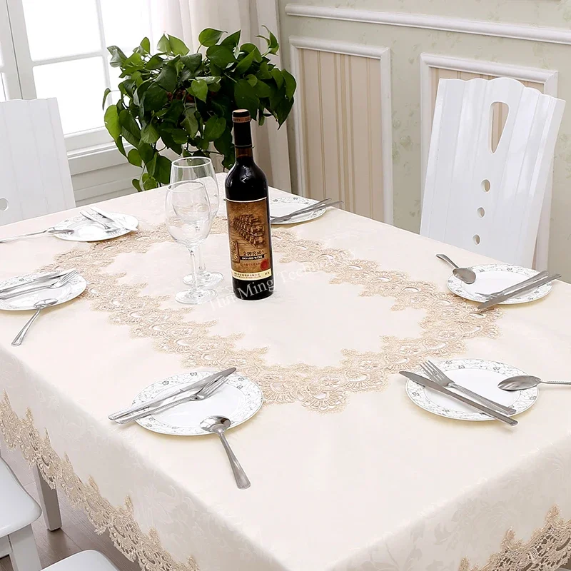 Nappe de Table ronde crème cou - Home Textiles List avis et prix