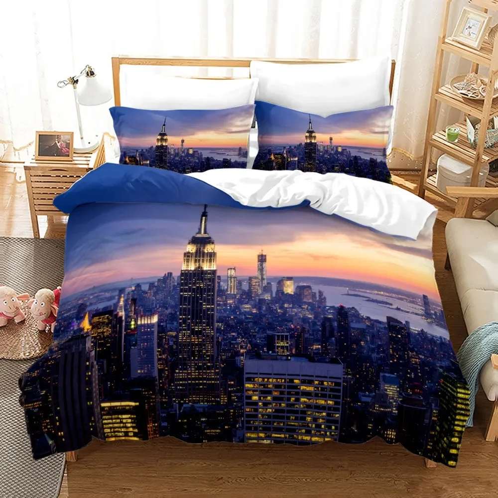 Parure de lit avec vue nocturn - Home Textiles New York avis et prix