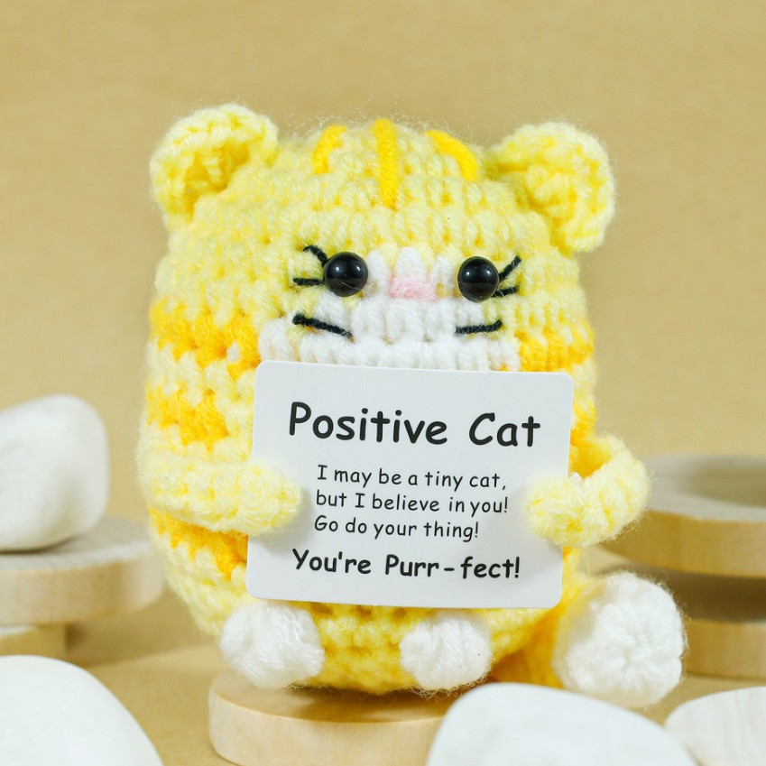 Poupée de chat Positive au Cro - Home Textiles Today avis et prix