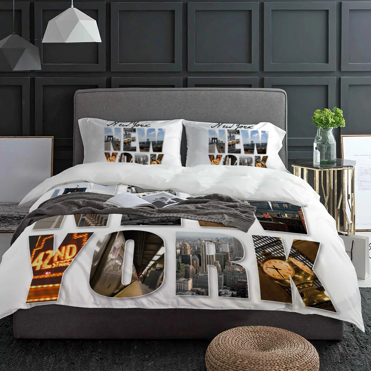 Housse de couette avec taie d' - Home Textiles New York avis et prix