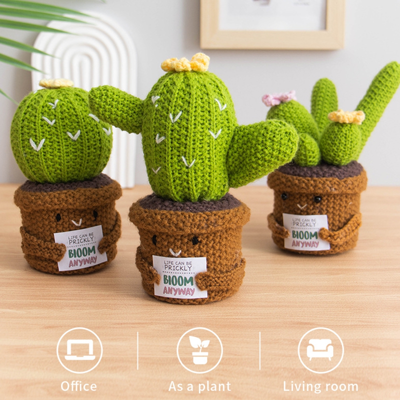 Cactus et tournesol en crochet - Home Textiles Today avis et prix