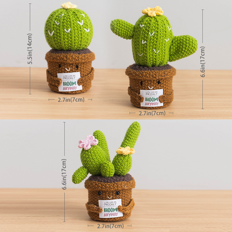 Cactus et tournesol en crochet - Home Textiles Today avis et prix